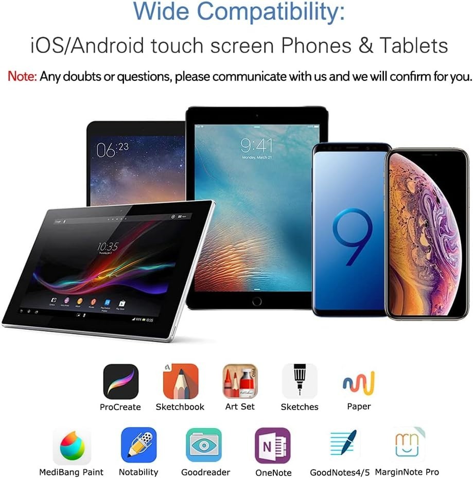 Creative Copper & Mesh Fine Tip Stylus for iOS/Android - Drawing & Writing