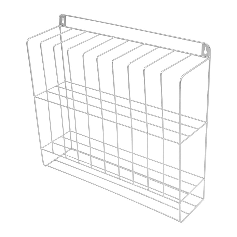 Wall Mounted Hair Dye Storage Rack - Durable Iron Organizer for Salons