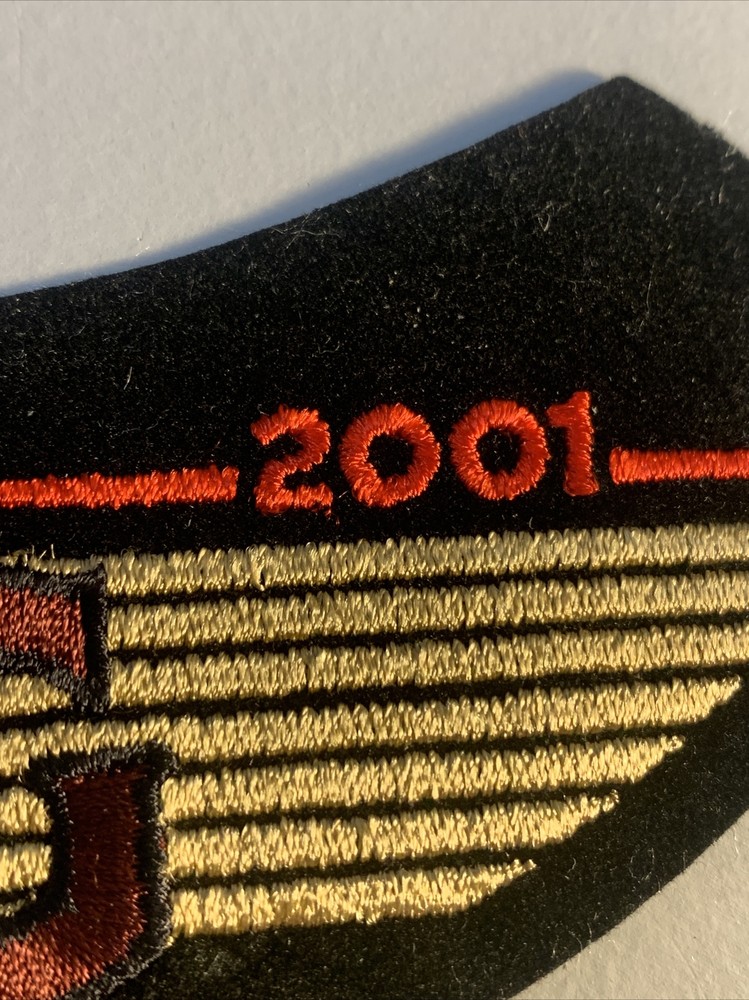 Vintage 2001 Harley Owners Group HOG Felt Patch Motorcycle