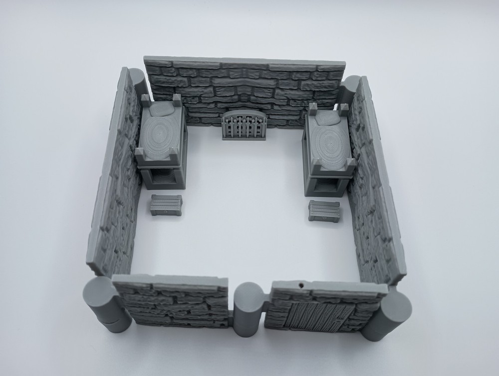 3D Printed Dungeon Sticks Barracks Room (28mm-32mm Scale) SM