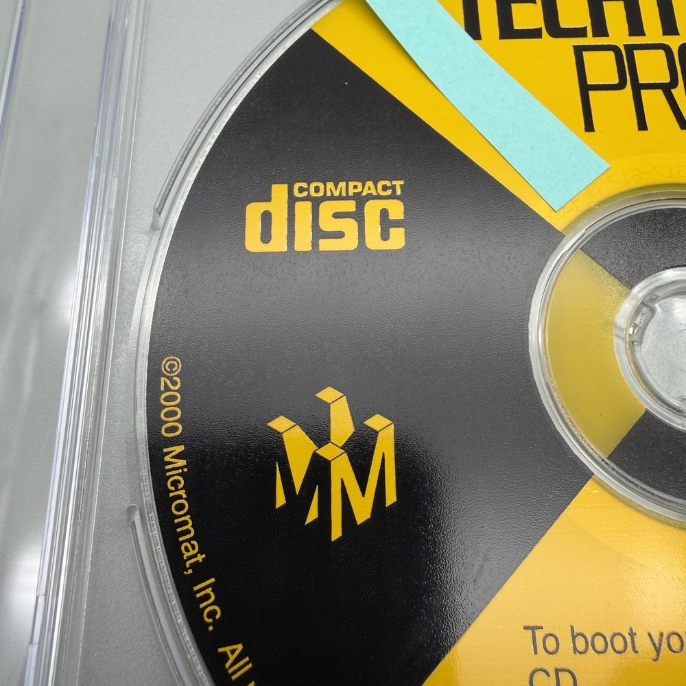 Vintage 2000 Micromat TechTool Pro 3.0.1 Utility CD-ROM Mac Diagnostic Software