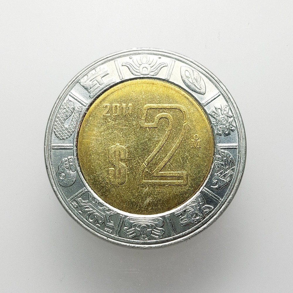 Mexico 2 Pesos 2011 Coin K91