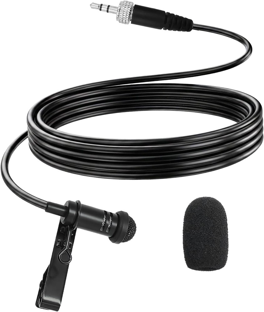 Lavalier Microphone for Sennheiser Wireless System Bodypack Transmitter, Omnidir