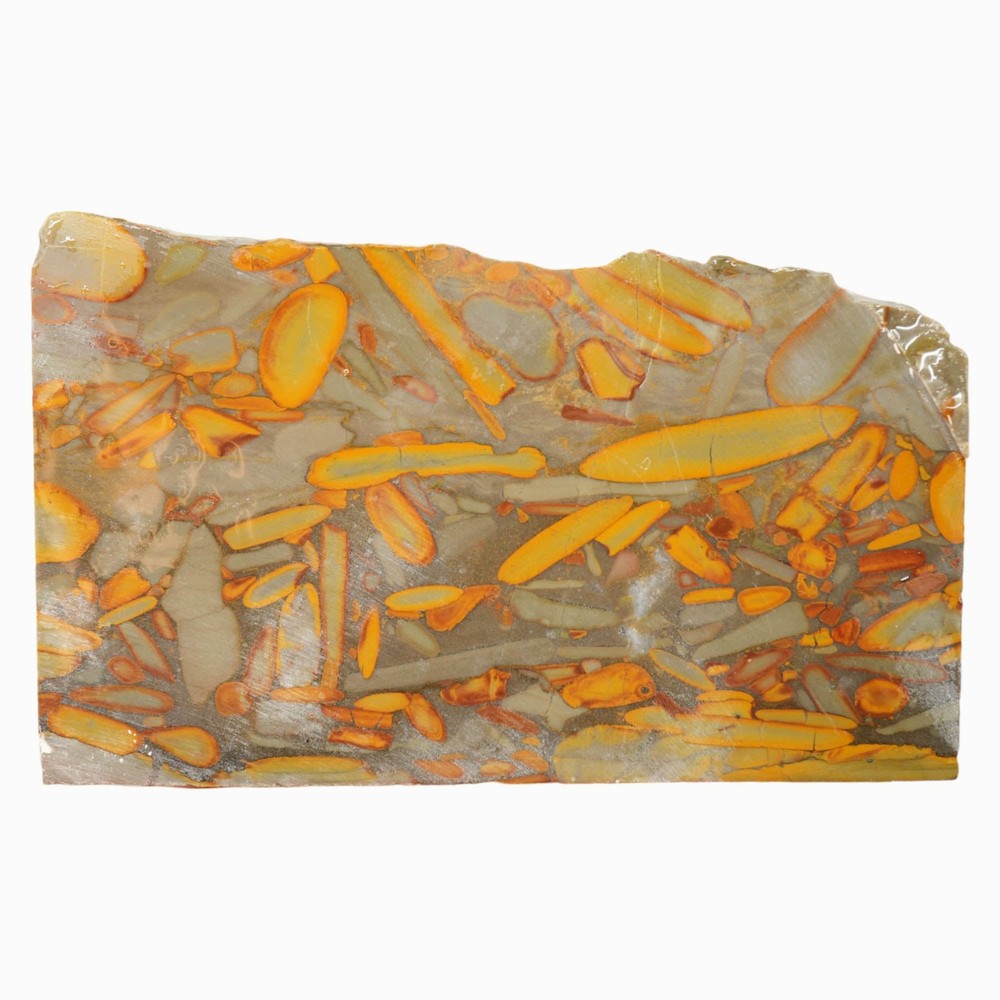 Bamboo Jasper Slab - Long Conglomerate Flows