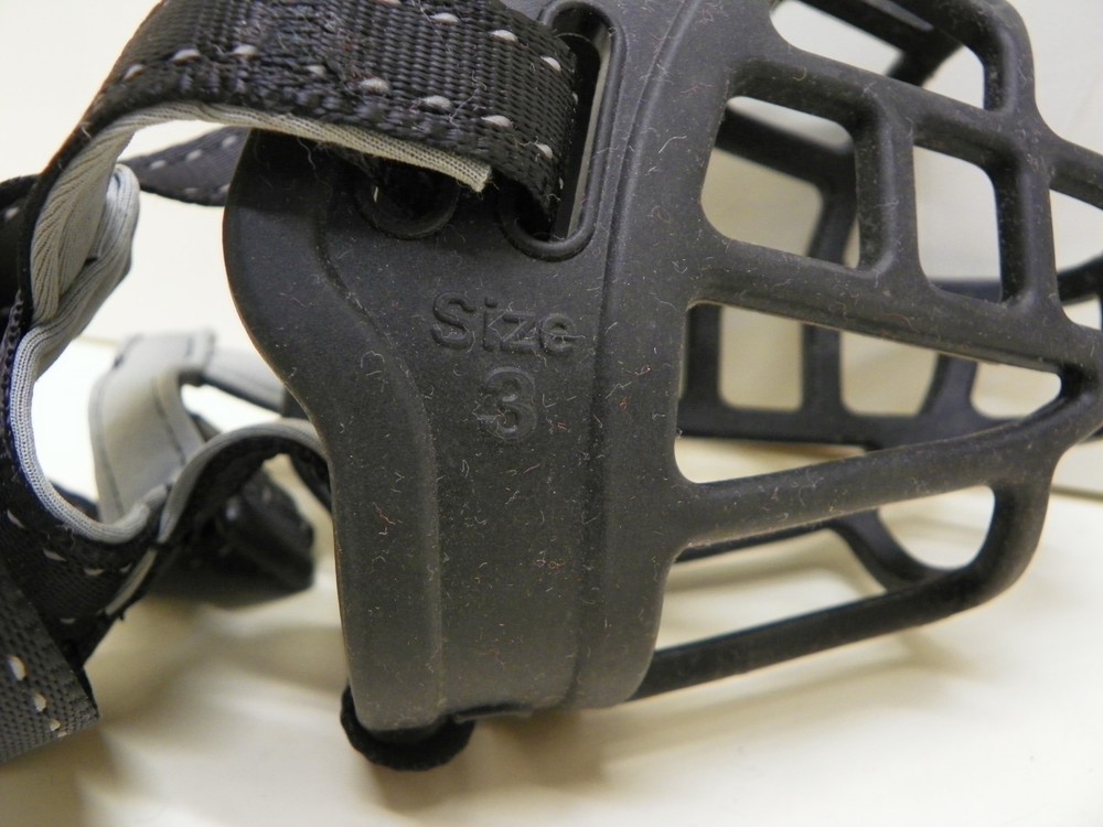 Barkless Silicone Basket Dog Muzzle size 3