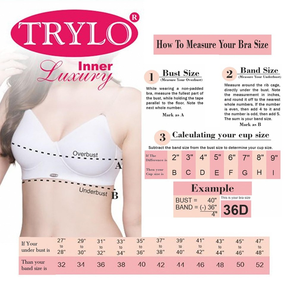 TRYLO COMFORTFIT 38 White C - Cup