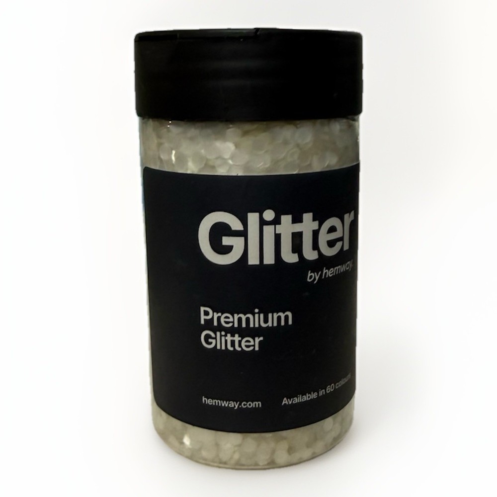 Glitter By Hemway Premium Glitter White
