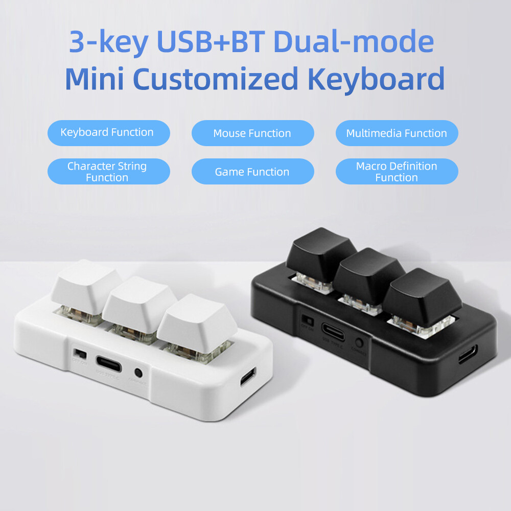 MK321BT 3- Customized Keyboard with Mechanical Blue Switch USB+ B3D1