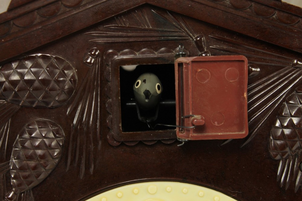 Vintage MAJAK Bakelite Cuckoo Clock USSR 1970's WORKING