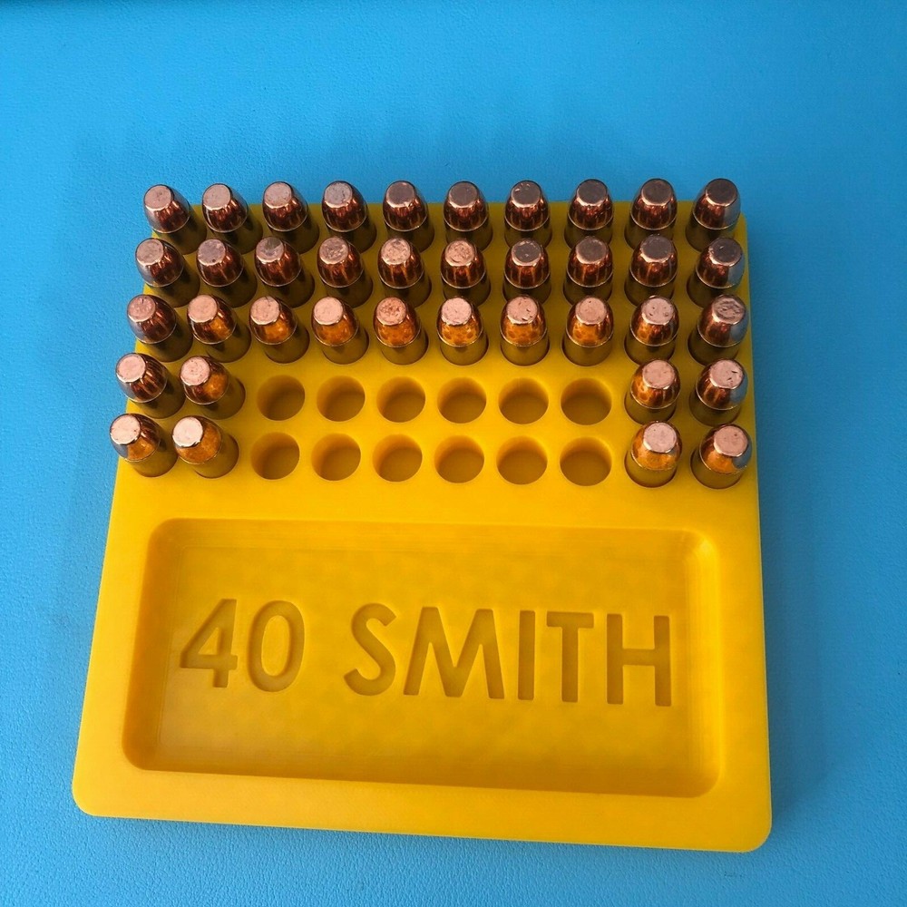 3D Printed .40mm Reloading Tray 50 spots S&W