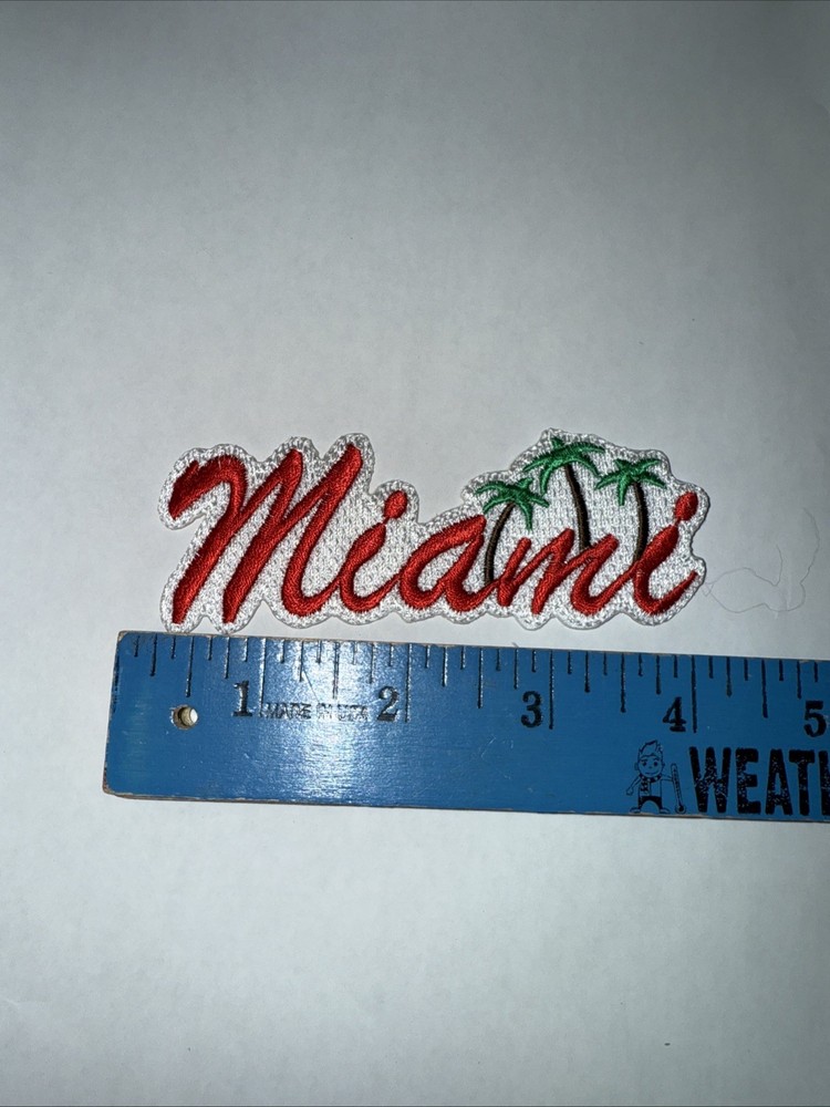 MIAMI Iron On Patch 4”