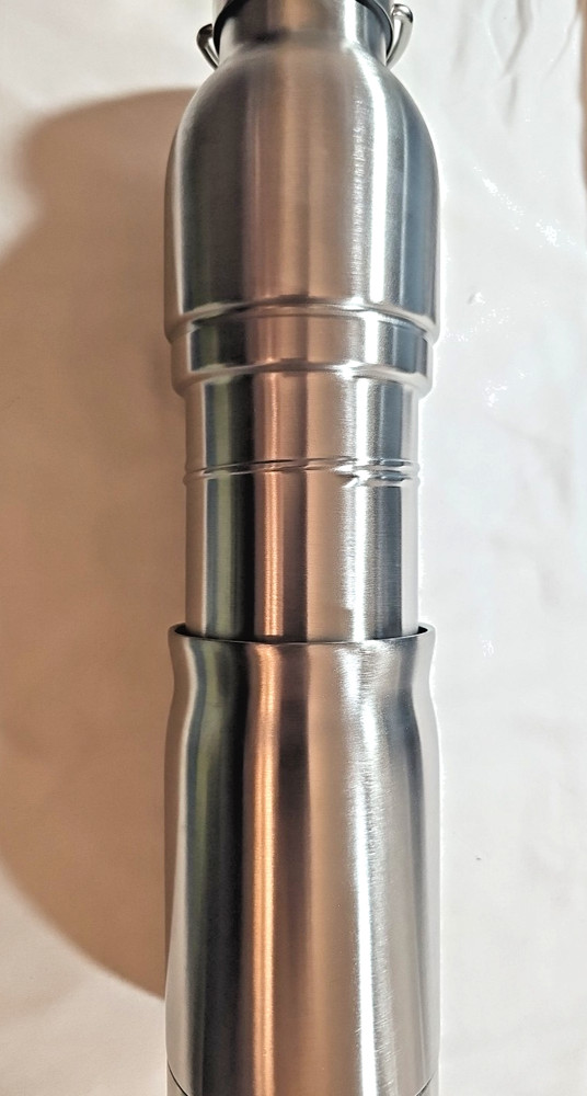 Go Bottle Cup Stainless Steel - Bottle & Cup Combo