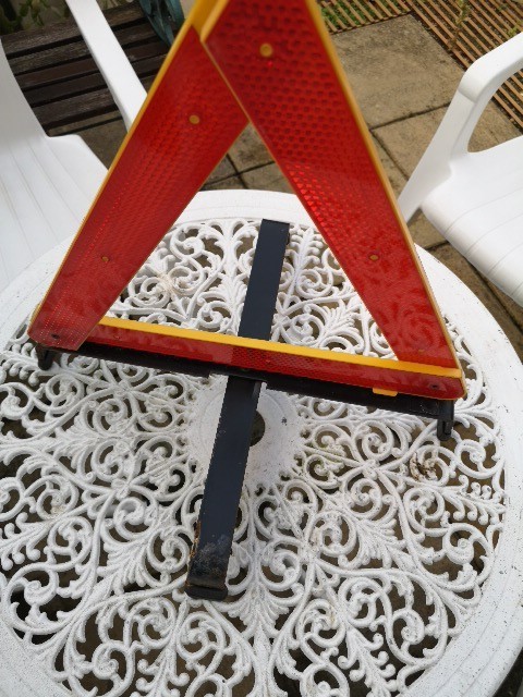 Emergency Road Warning Hazard Sign