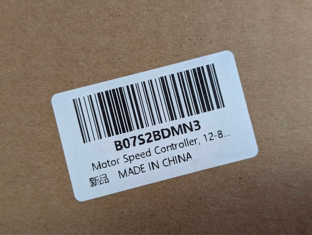 12-80V PWM DC Motor Speed Controller Governor With Digital Display Panel 30A