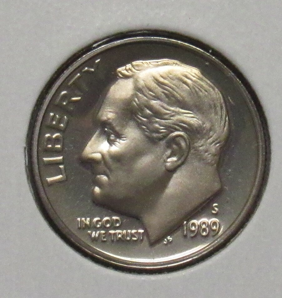1989 S Proof Roosevelt Dime