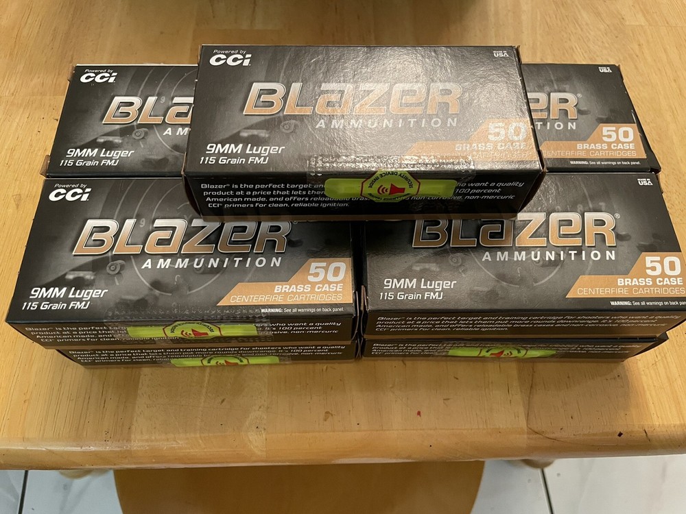 Blazer Brass 9mm EMPTY BOX's