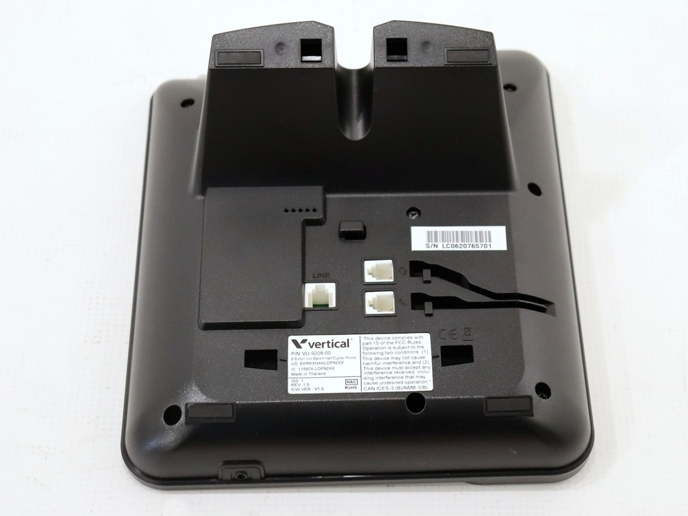 Vertical 8 Button Non-Backlit Half Duplex Phone VU-9208-00