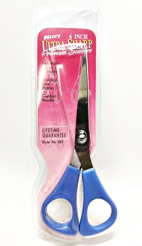 Allary Style #283 Ultra Sharp 6 Inch Premium Scissors - BLUE
