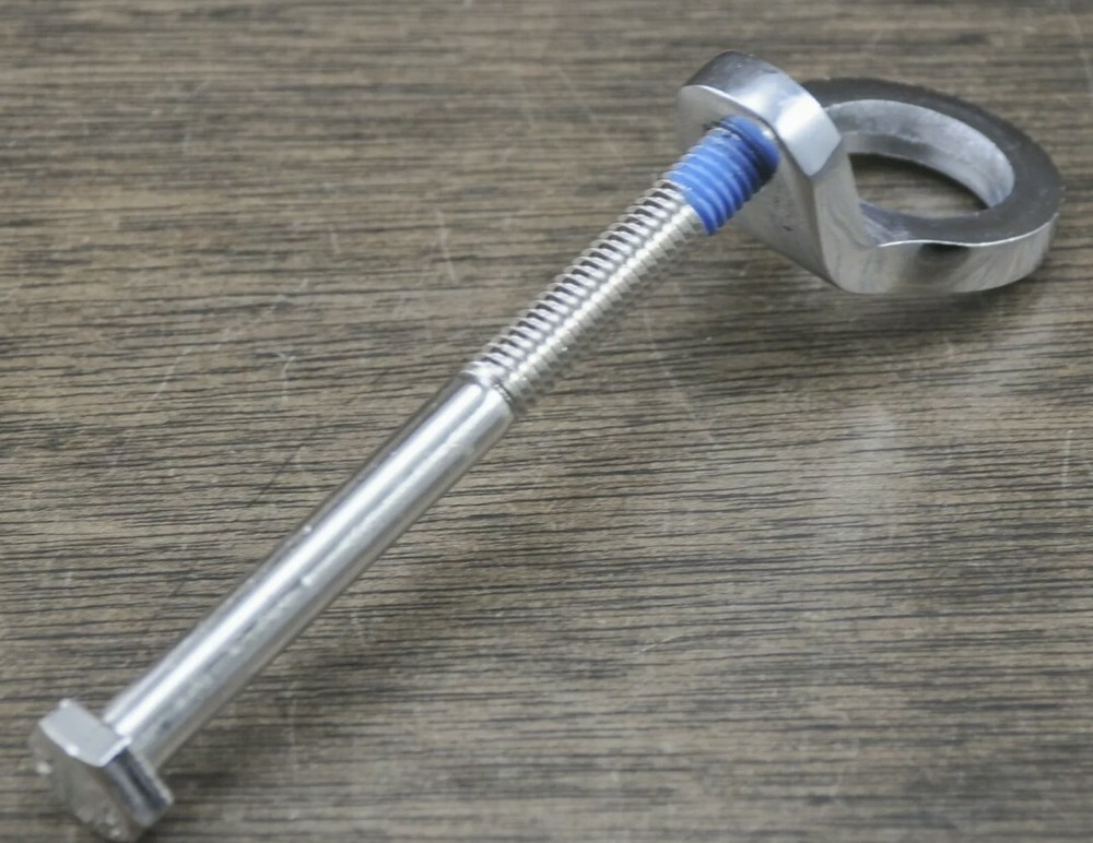 NEW CHROME BOLT & RING  FOR BICYCLE SPRINGER FORKS