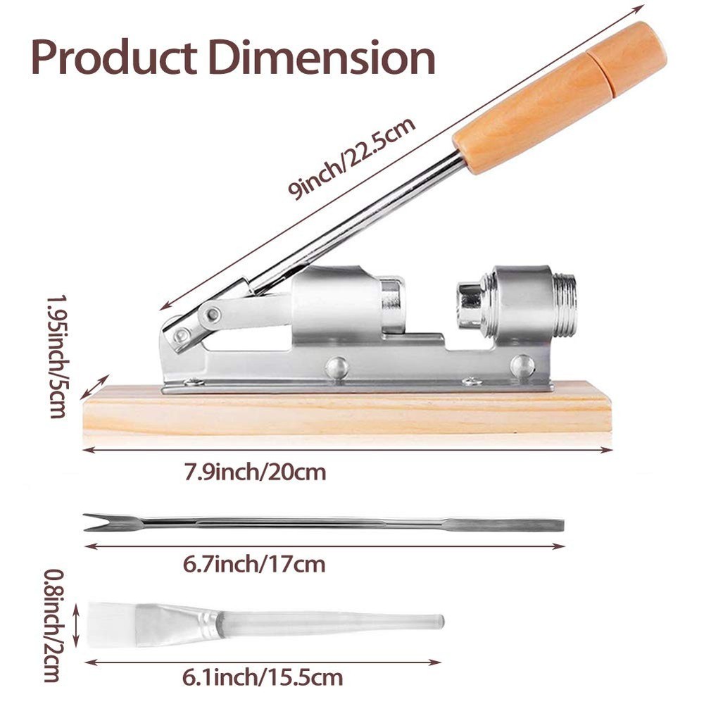 Nutcracker Heavy Duty Pecan Walnut Cracker Plier Opener Tool For Easy Cracking N