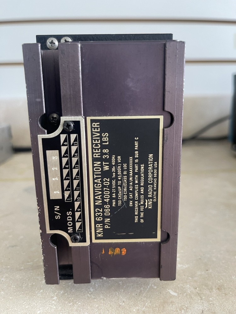 KNR 632 066-4007-02 NAV RECEIVER