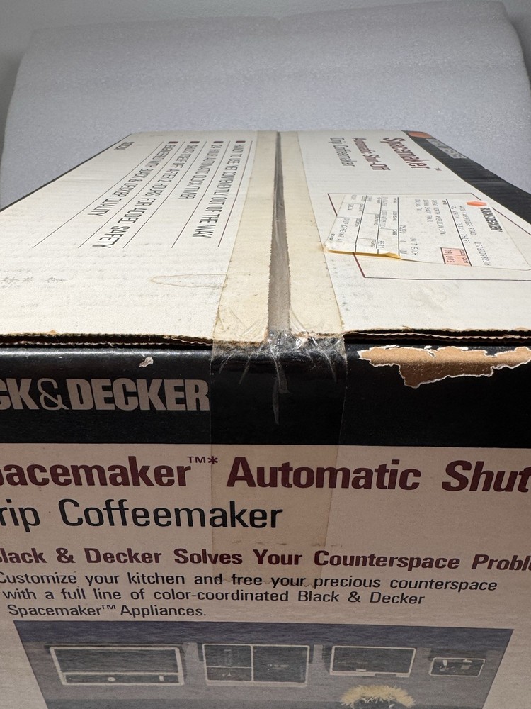 Black & Decker Spacemaker Under Cabinet Drip Coffee Maker SDC2A - Sealed