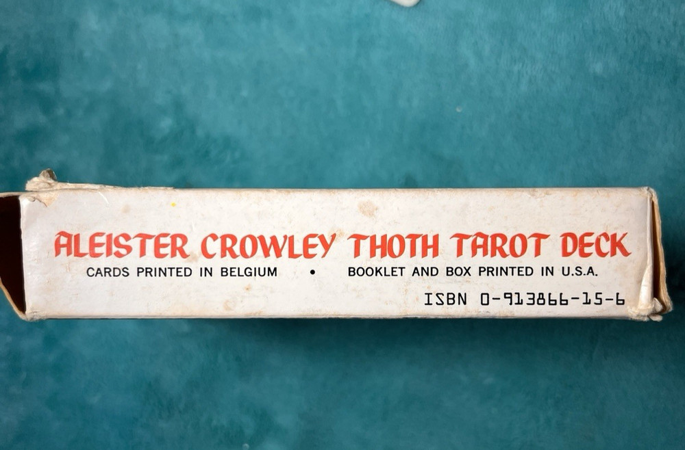 Complete ALEISTER CROWLEY Thoth Tarot Deck 1983 Large AC68 Freida Harris