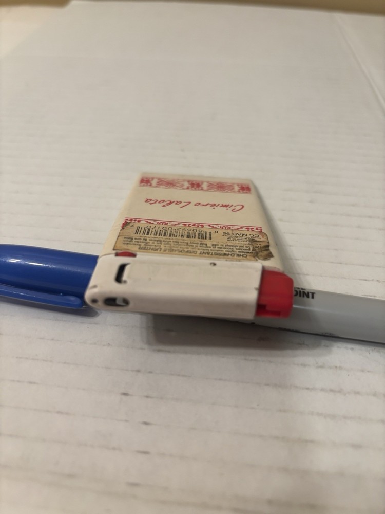 CLI-CLA Crow Disposable Lighter 1996 Slim Thin Credit Card Sized Lighter