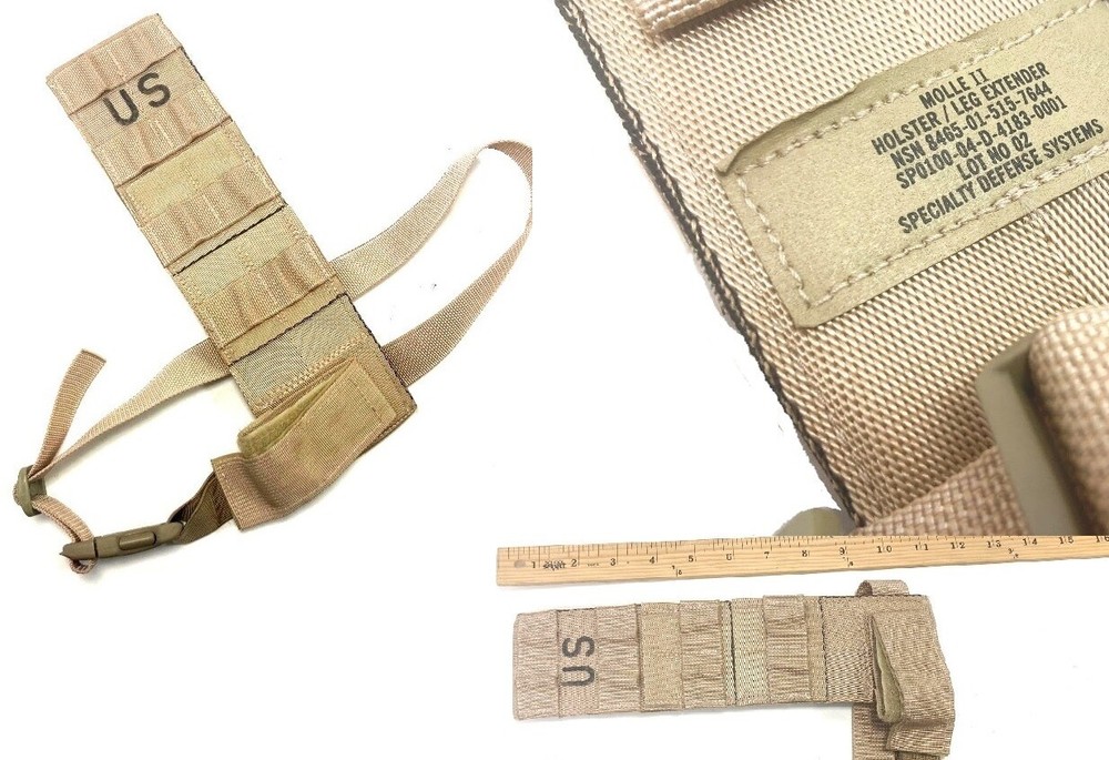 MOLLE 2 Holster Leg Extender, Tan