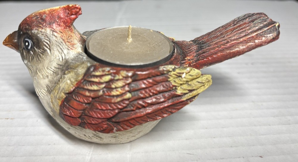 Vintage Bird Decor Tea light Candle Holder Ceramic