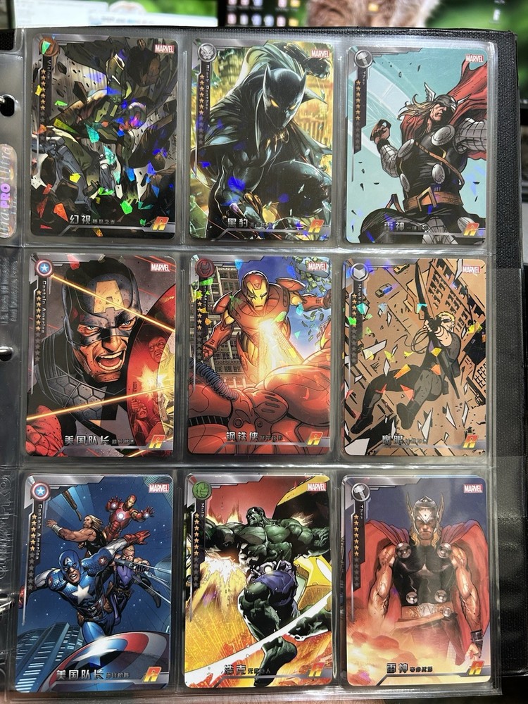 Camon Marvel Battle of Vengeance (box) Complete R & SR sets