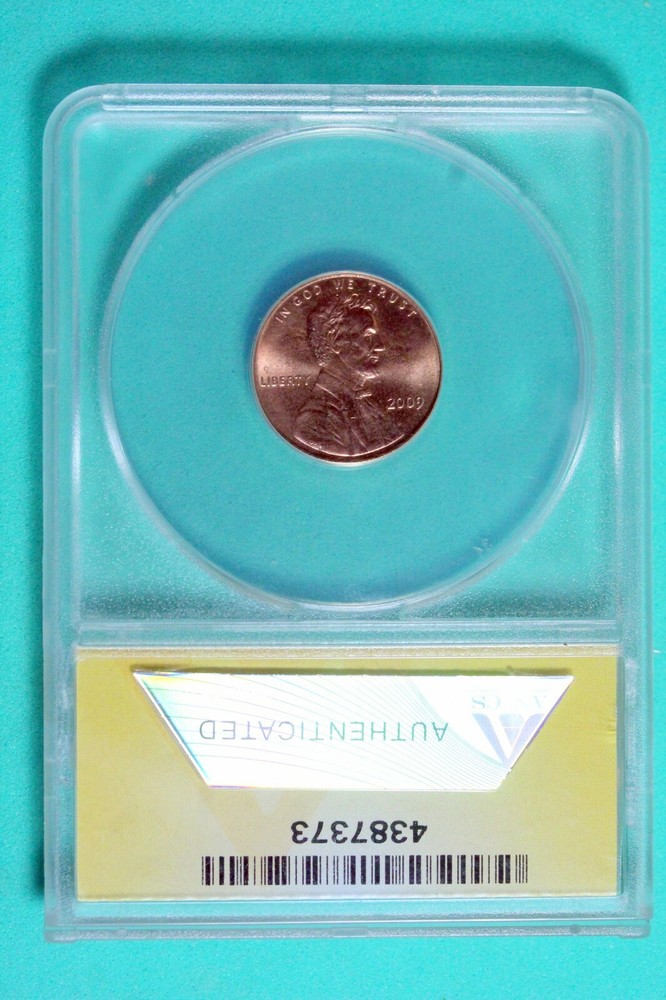 2009 ANACS MS65 RD Formative Years Lincoln Bicentennial Cent #B26230