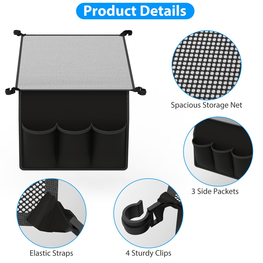 Collapsible Camping Table Aluminum Height Adjustable Grill BBQ Table Storage Net