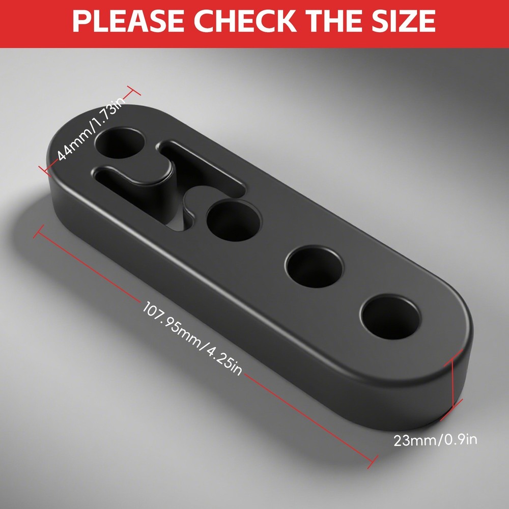 4x Car Polyurethane Rubber Exhaust Tail Pipe Mount Bracket Tailpipe Hanger