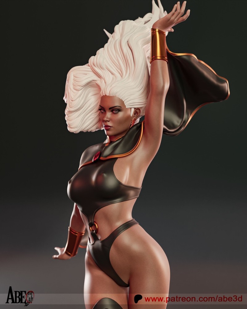 Storm Statue 3D Print Unpainted/Unassembled