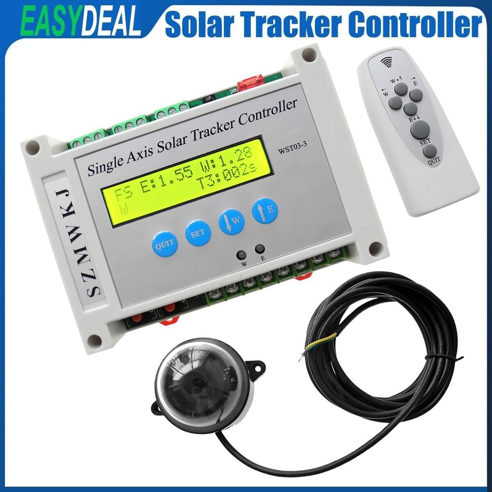 Automatic Tracking Single Axis Electronic Controller for PV Solar Panel Tracker