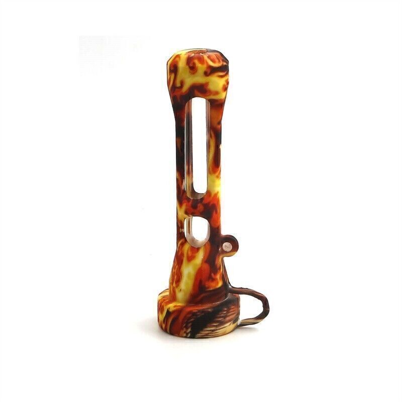 10pcs Bulk Pack Portable Capped Silicone Cigarette Pipe Randomized Printing
