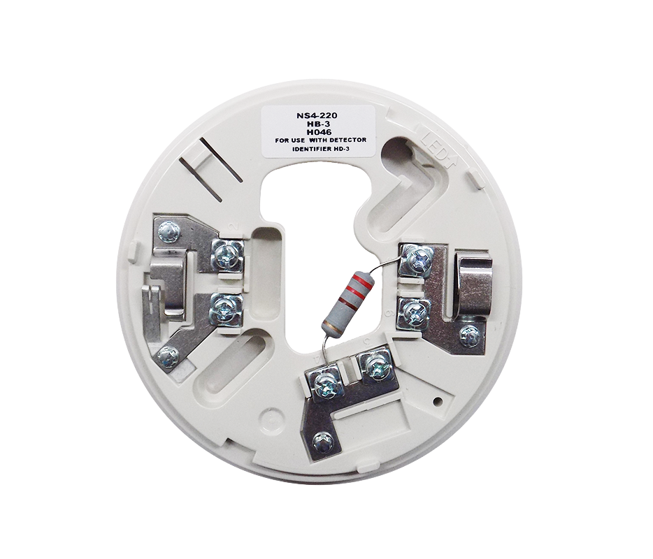 HOCHIKI NS4-220 - 2 Wire, 4" Detector Base, 24 Vdc*