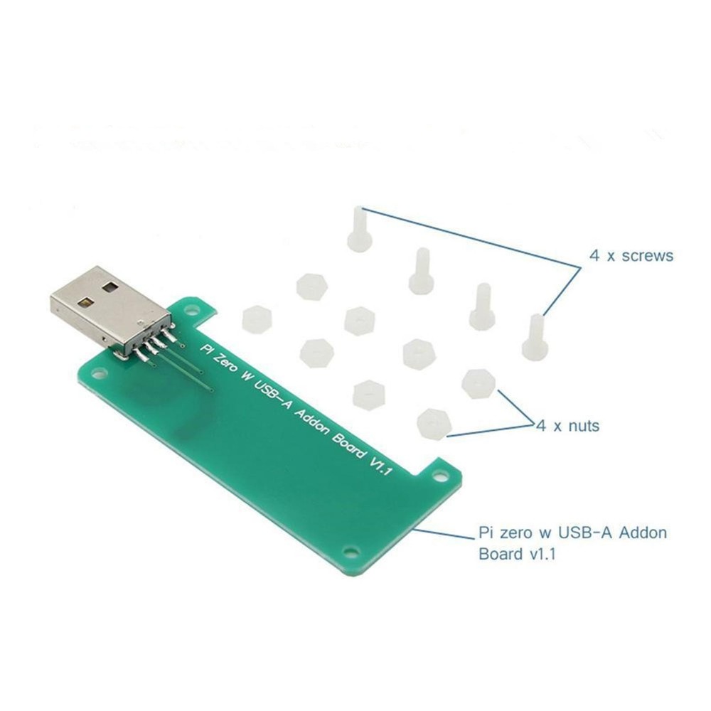 Add-on Board USB-A Connector Transmitter For Raspberry Pi Zero /Zero W Board G