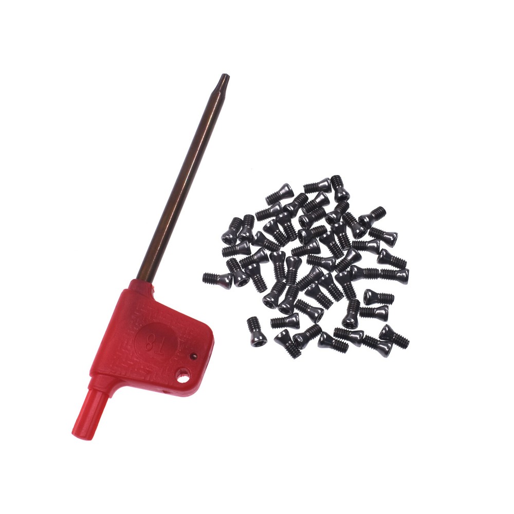 50pcs M2.5 x 6mm Insert Torx Screw for Carbide Inserts Lathe Tool & Screwdriver