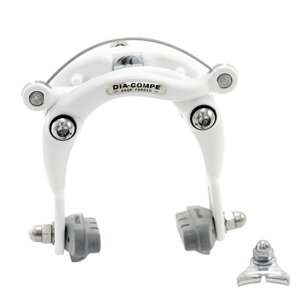 DIA-COMPE DC750 Center Pull Caliper Brake Set (Front+Rear) , White