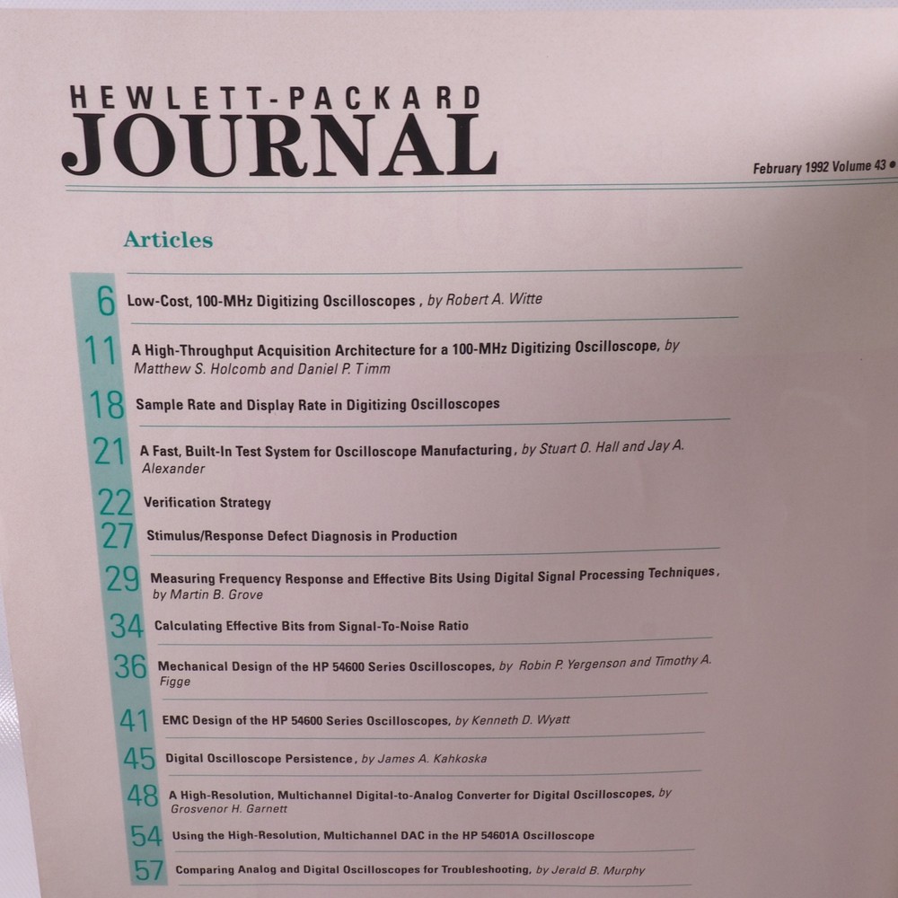 Hewlett-Packard Journal - February 1992