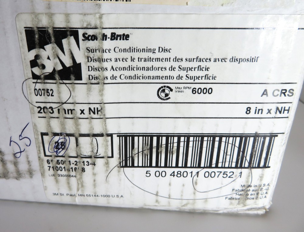3M Scotch Brite 8" Surface Conditioning Disc Course Hook & Loop ( 25 pcs. )