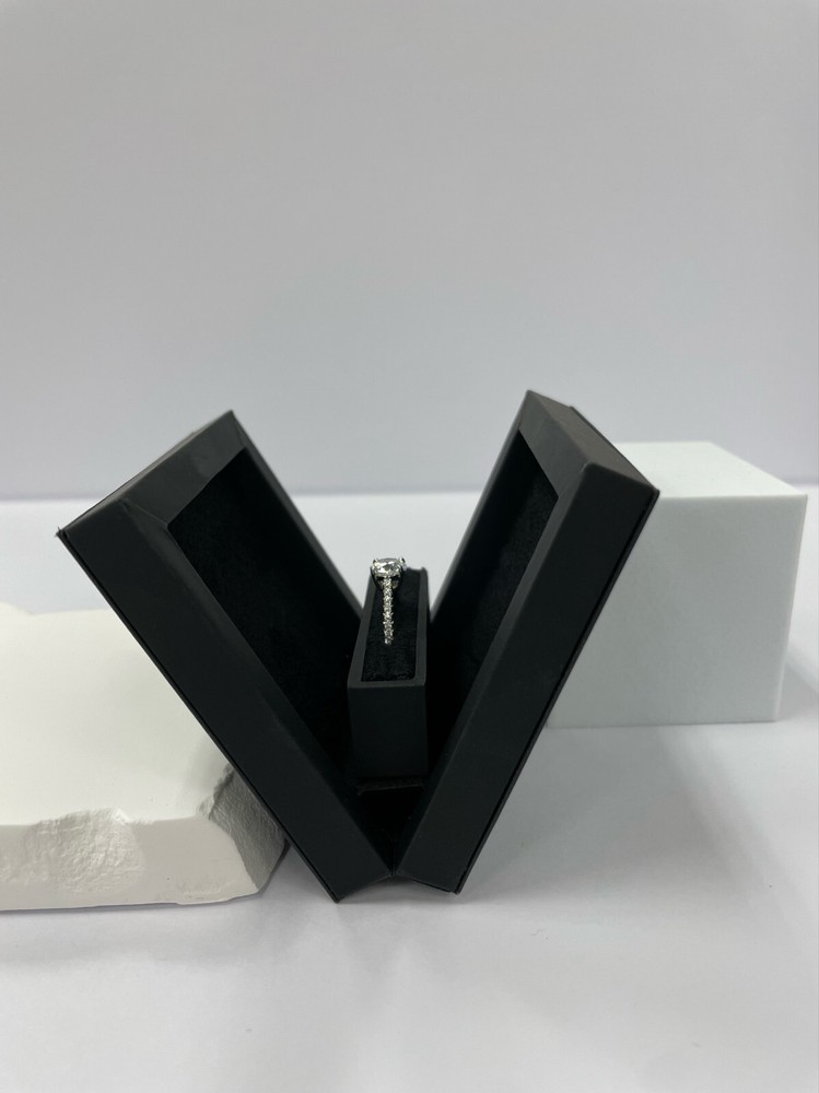 Slim Hidden Proposal Engagement Ring Box - Luxurious