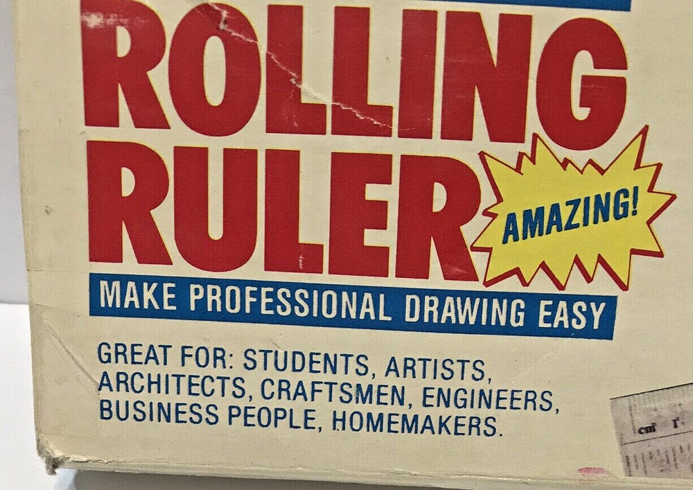 Multi Function Rolling Ruler As Seen On TV Students Artists Architects Craftsmen