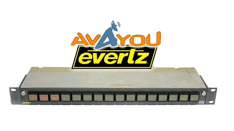 Evertz CP-1000E Intelligent Router Control Panel Routing Switch CP1000E