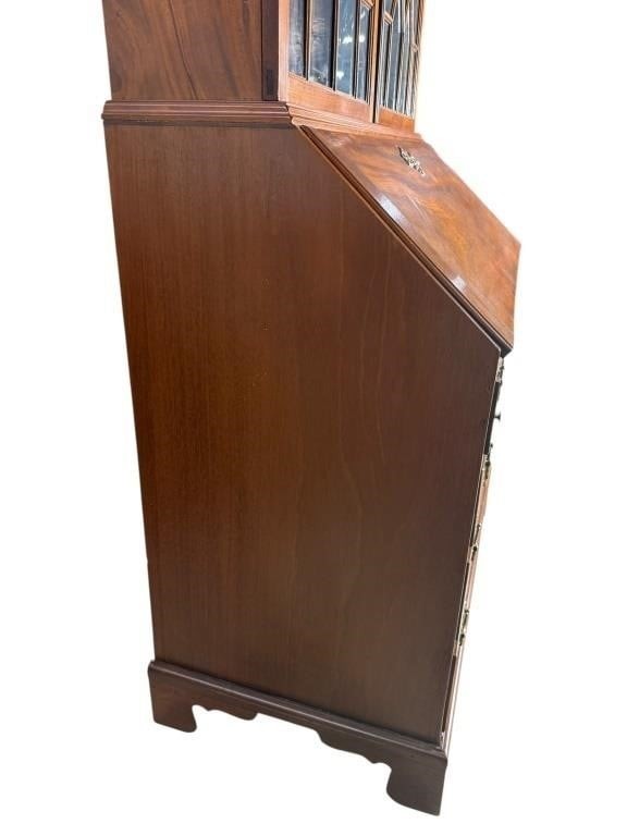 18TH CENT. SOLID MAHOGANY SECRETARY