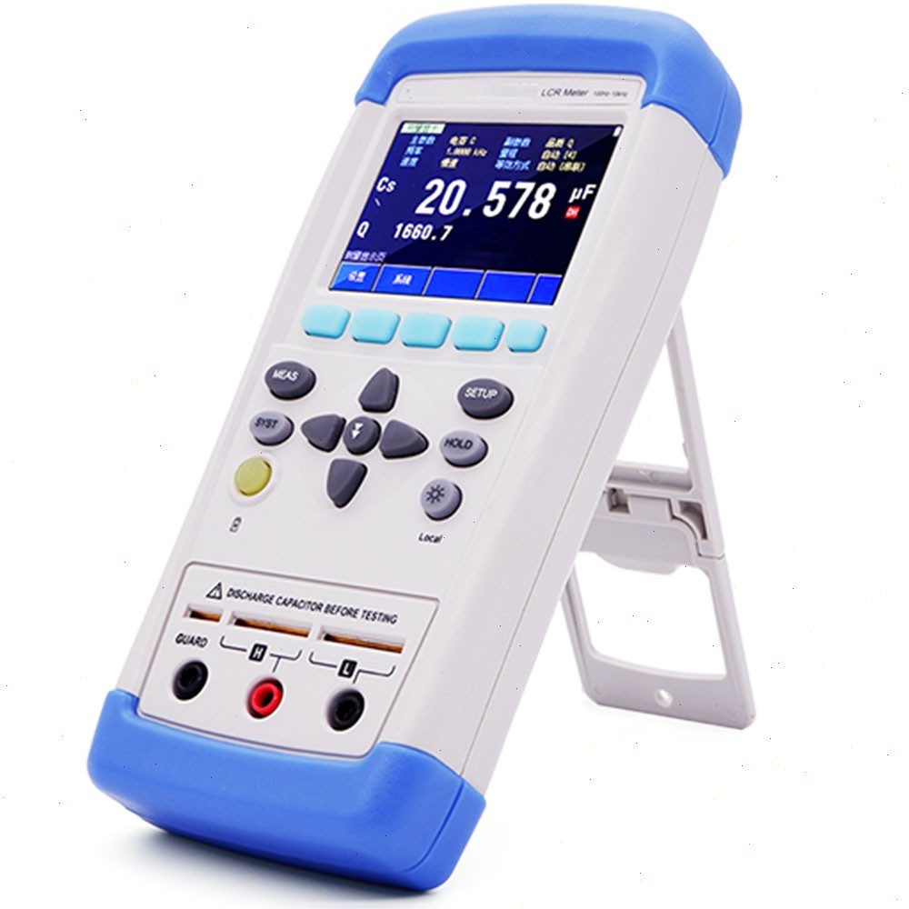 Handheld LCR Digital Bridge with Accuracy 0.2% Communication Interface USB-HID