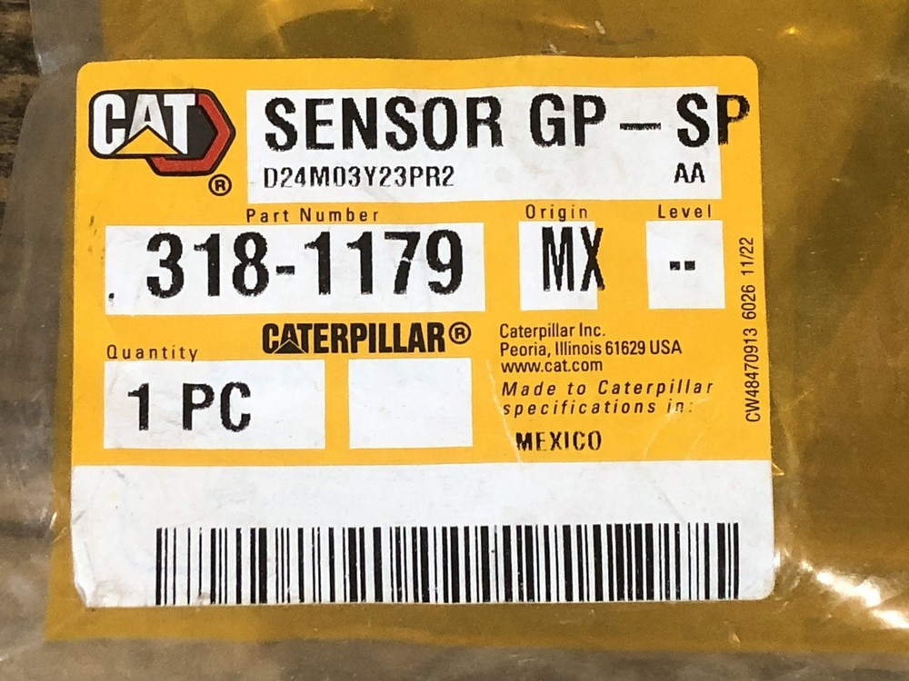 Caterpillar 318-1179 Magnetic Speed Sensor