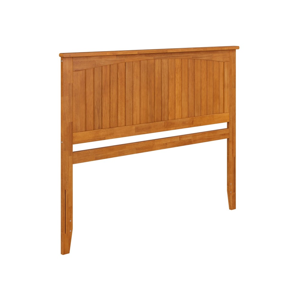Nantucket Queen Wood Panel Headboard in Light Toffee